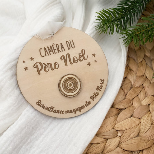 Caméra Magique du Père Noël en bois