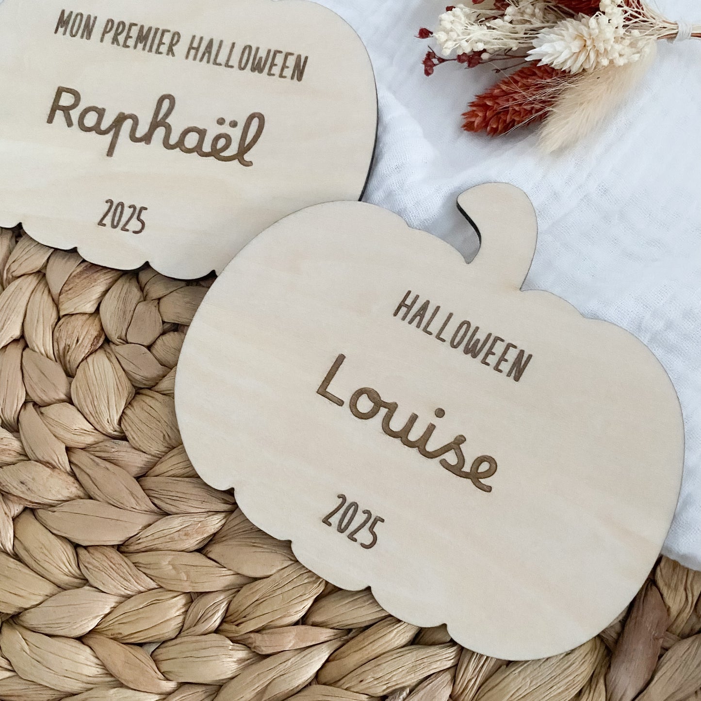 Carte étape personnalisée « Mon premier Halloween - Halloween 2025 »