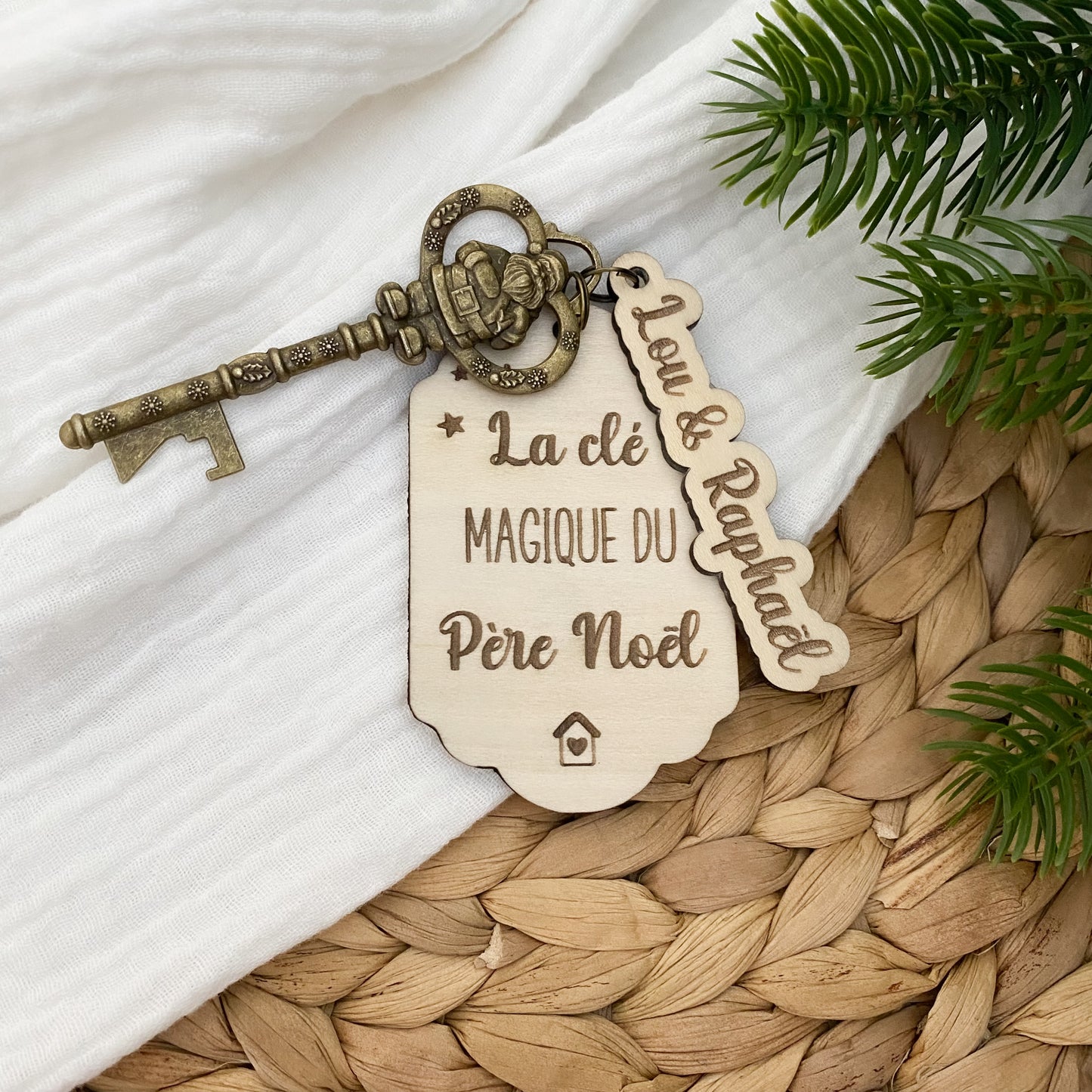 Clé Magique du Père Noël personnalisée