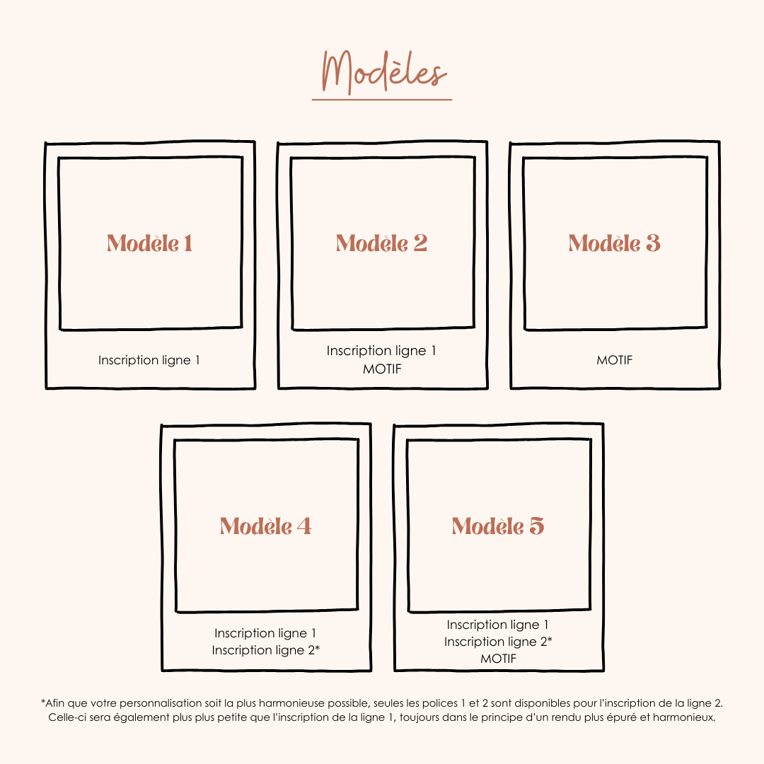 Magnet polaroïd en bois personnalisé