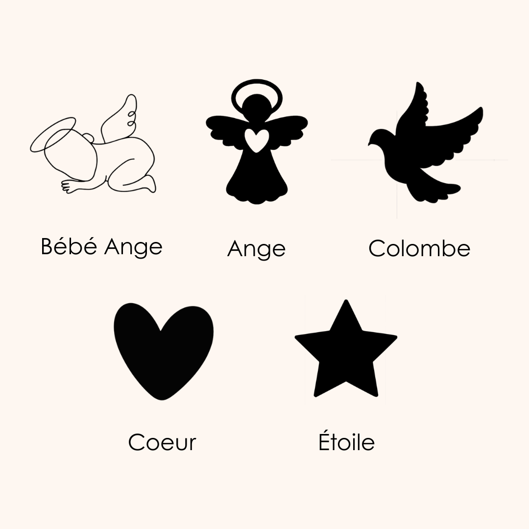 Boule de Noël en bois personnalisée - Pour nos anges