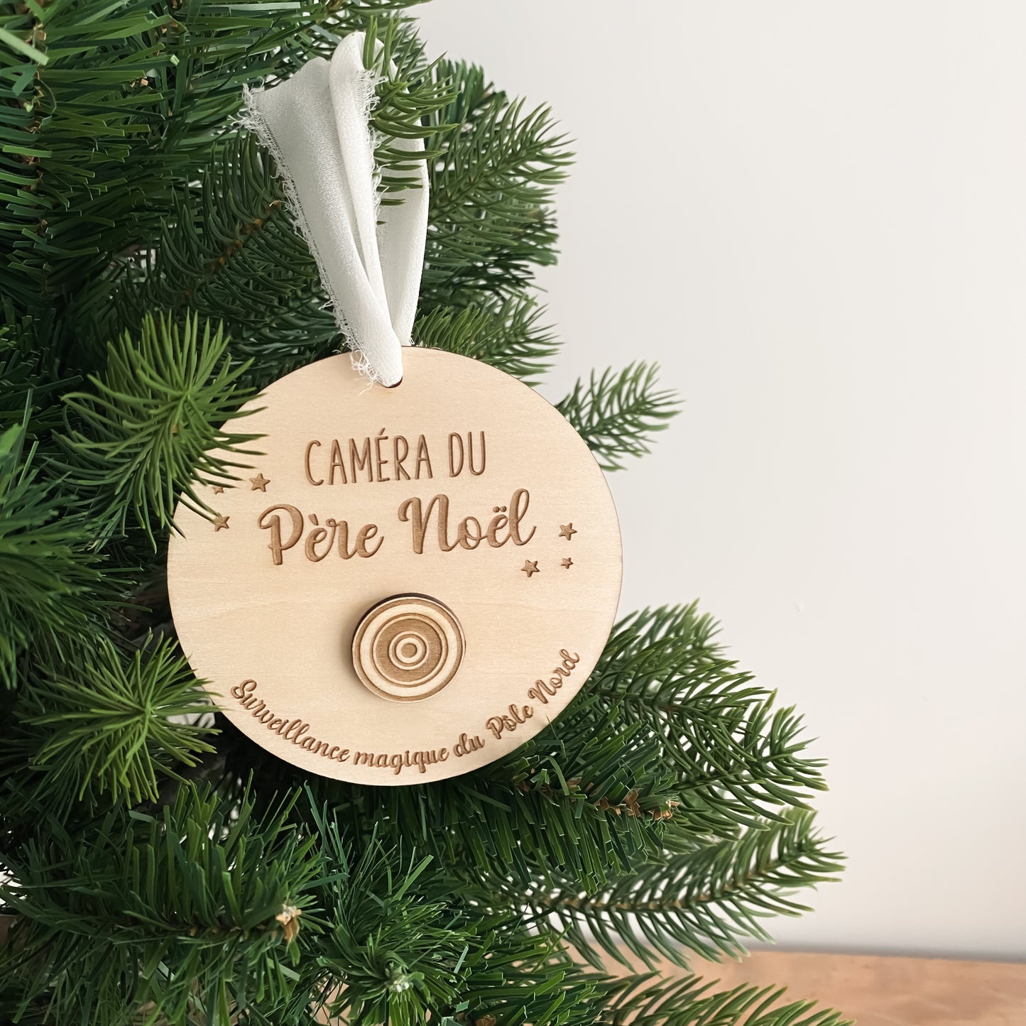 Caméra Magique du Père Noël en bois