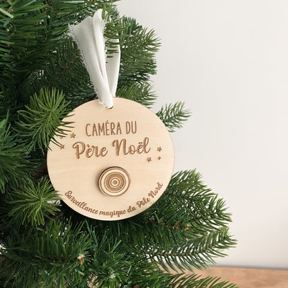 Caméra Magique du Père Noël en bois