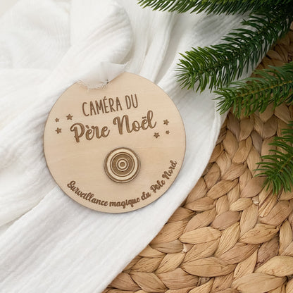 Caméra Magique du Père Noël en bois