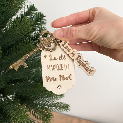 Clé Magique du Père Noël personnalisée