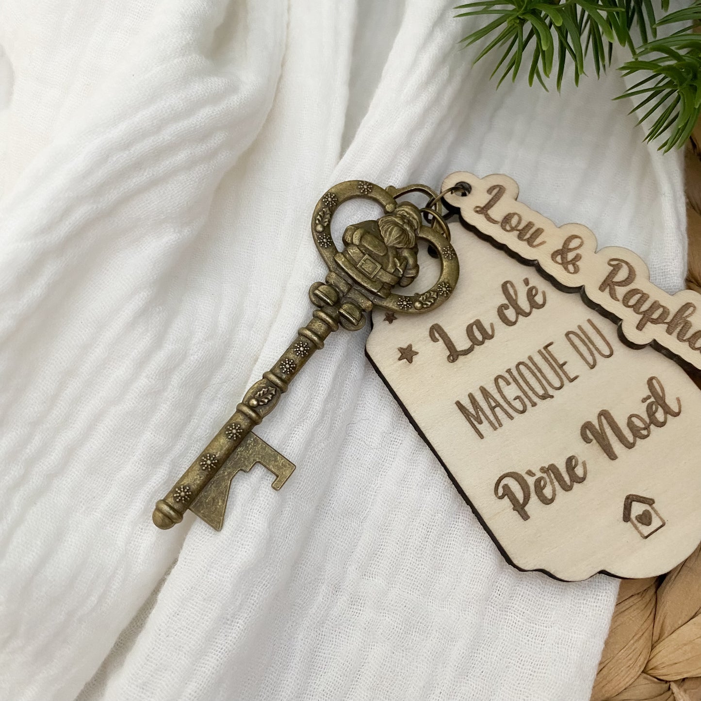 Clé Magique du Père Noël personnalisée