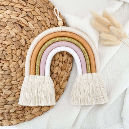 Arc-en-ciel en macramé personnalisé