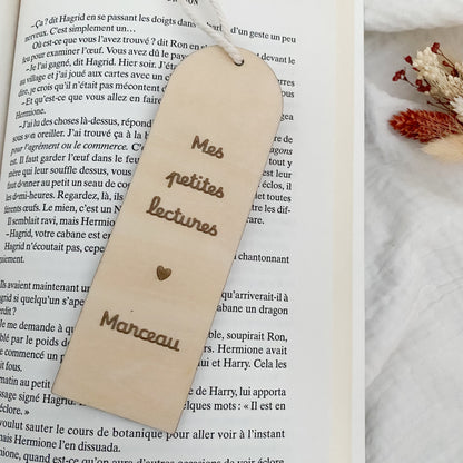Marque-page personnalisé « Mes petites lectures »