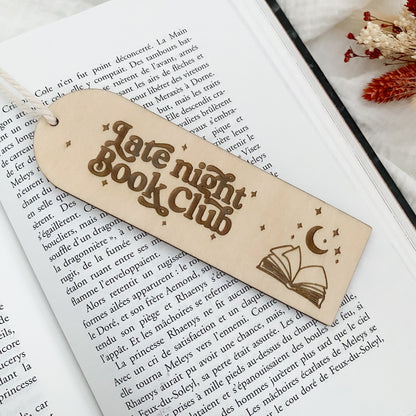 Marque-page « Late night Book club »