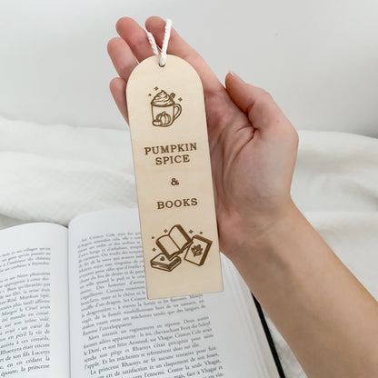 Marque-page « Pumpkin spice & Books »