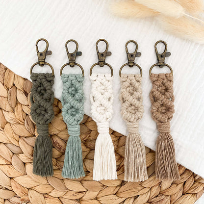 Porte-clés en macramé